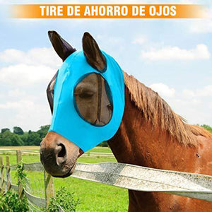 Máscara Equina de Malla Anti-mosca