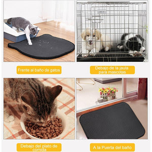 Alfombrilla Antideslizante e Impermeable para Gatos