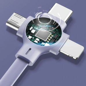 Rollo de cable de carga 3 en 1