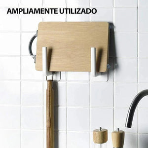 Gancho Autoadhesivo Pesado de Hogar (2 PIEZAS)