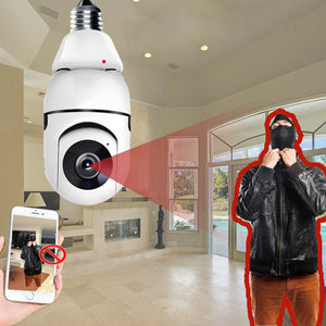 Bombilla de luz de cámara de seguridad WiFi