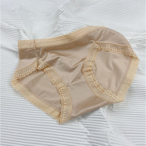 Bragas de seda real para mujeres de encaje