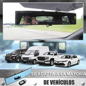 Espejo retrovisor curvo de amplio campo de visión