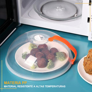 Tapa de plato de microondas