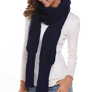 Bufanda de Punto a Crochet de Moda de Otoño e Invierno con Mangas