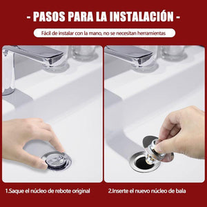 Filtro de Drenaje Emergente Universal de Acero Inoxidable