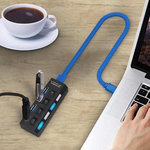 Hub USB multipuerto de alta velocidad