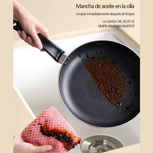 Paño de cocina a prueba de aceite (5 piezas, color aleatorio)