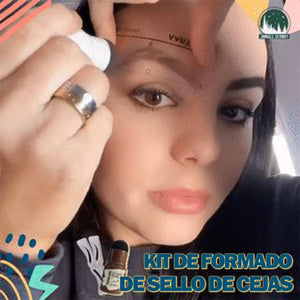 Kit para dar forma a las cejas (con 12 plantillas para dar forma a las cejas)