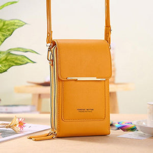 Bolso elegante del teléfono celular de la pantalla táctil