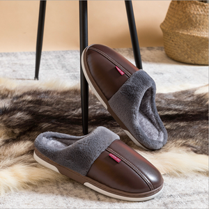 Zapatillas PU impermeables y antideslizantes a prueba de pelusas
