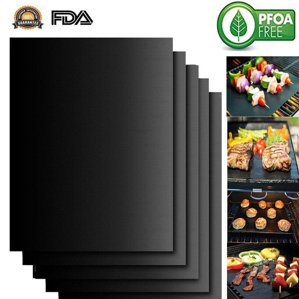 Alfombrilla Antiadherente De Teflón Para Barbacoa – 2 Unidades Redondas 40 Cm, Para Gas Y Carbón (Lobwerk)