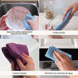 Toallas de Microfibra de Escamas de Pescado