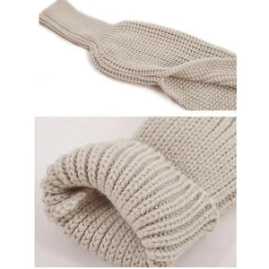 Bufanda de Punto a Crochet de Moda de Otoño e Invierno con Mangas