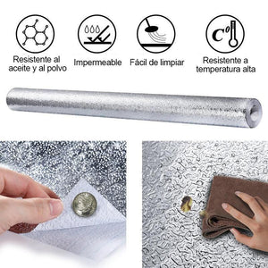 Etiqueta de Aluminio, Resistente al Aceite y Agua