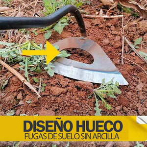 Azada Hueca Endurecida de Acero