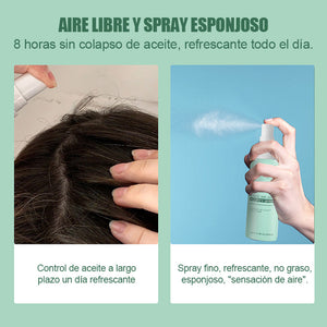 Spray para el cabello con control de aceite y volumen esponjoso