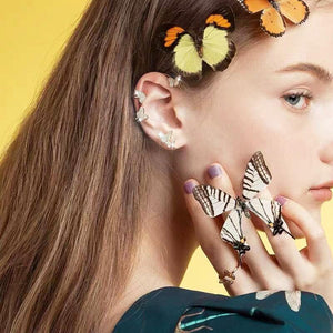 Pendiente de mariposa ( 1 PIEZA PARA LA OREJA IZQUIERDA)