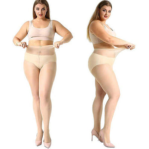 Pantimedias Transparentes de Talla Grande para Mujer