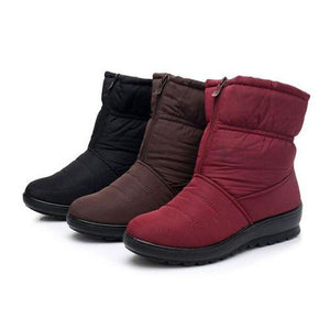 Botines de nieve para mujer - invierno cálido