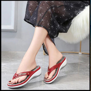 Chanclas de cojín suave con soporte para el arco