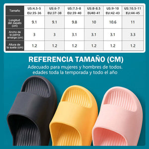 Zapatillas con suela blanda antideslizante y resistente al desgaste