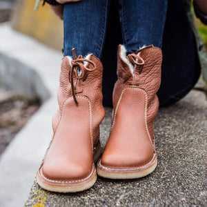 Botas con Punta Redonda