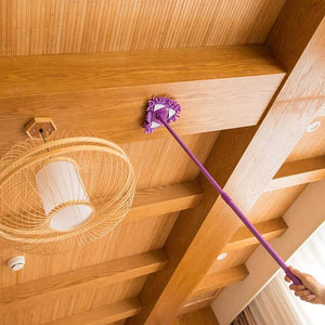 Trapeador de Limpieza Triangular Telescópico Ajustable Giratorio