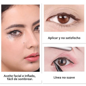 Delineador de ojos sólido de una sola cabeza a prueba de agua