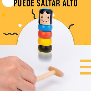 Juguete Mágico de Madera Immortal Daruma