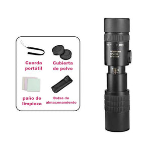 Telescopio Monocular de Súper Zoom Telefotográfico de 4K 10-300X40mm