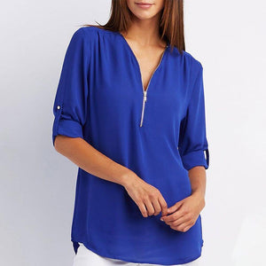 Camiseta Casual con Cuello en V