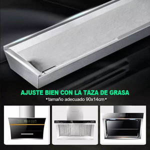 Papel de filtro de grasa para campana extractora de tiro lateral