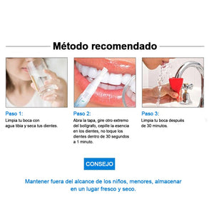 Bolígrafo para blanquear los dientes