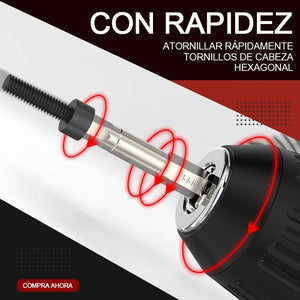 Conjunto de puntas hexagonales magnéticas de acero S2