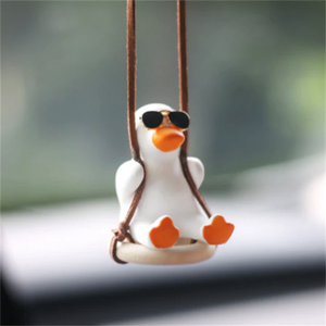 Adorno de pato volador