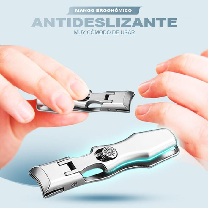 Cortaúñas portátil anti salpicaduras de bloqueo automático