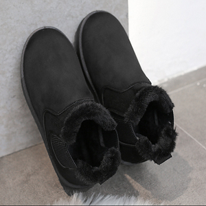 Botas de nieve planas elásticas