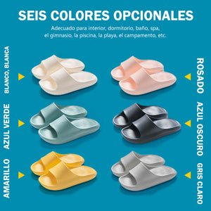 Zapatillas con suela blanda antideslizante y resistente al desgaste