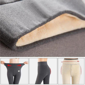 Pantalones Súper Gruesa, Lana de Casimir de Imitación