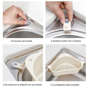Almacenamiento de Triángulo del Lavabo