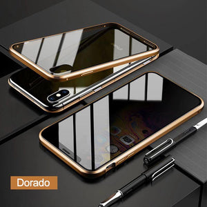 Funda Protectora con Pantalla Anti-Espía para iPhone (Cara Doble)