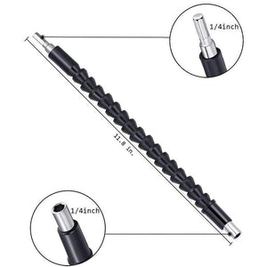 Prolongador de broca flexible con soporte para broca de tornillo