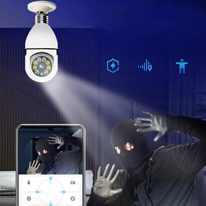 Bombilla de luz de cámara de seguridad WiFi