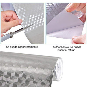 Etiqueta de Aluminio, Resistente al Aceite y Agua