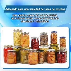 Abrelatas de Acero Inoxidable Multifuncional Ajustable