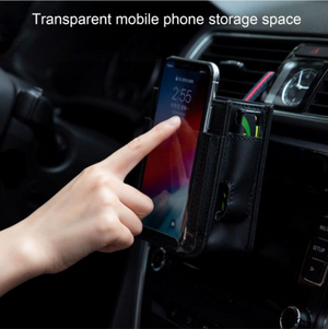 Bolso colgante multifuncional para teléfono móvil de coche