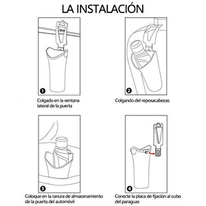 Cubo de Almacenamiento de Paraguas de Coche