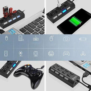Hub USB multipuerto de alta velocidad
