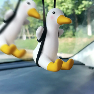 Adorno de pato volador